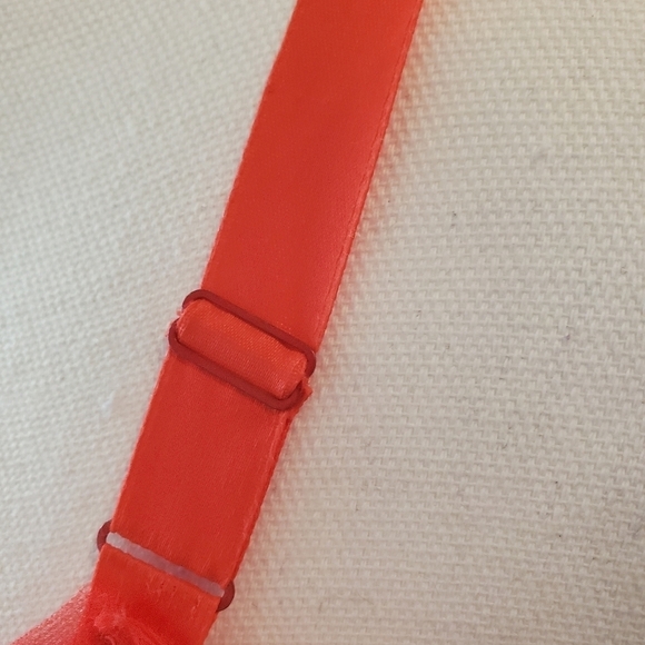 Vintage Lace Semi Sheer Night Gown‎ Dress Coral Pink Sheer Midi length Fits 6/8 - Picture 8 of 15